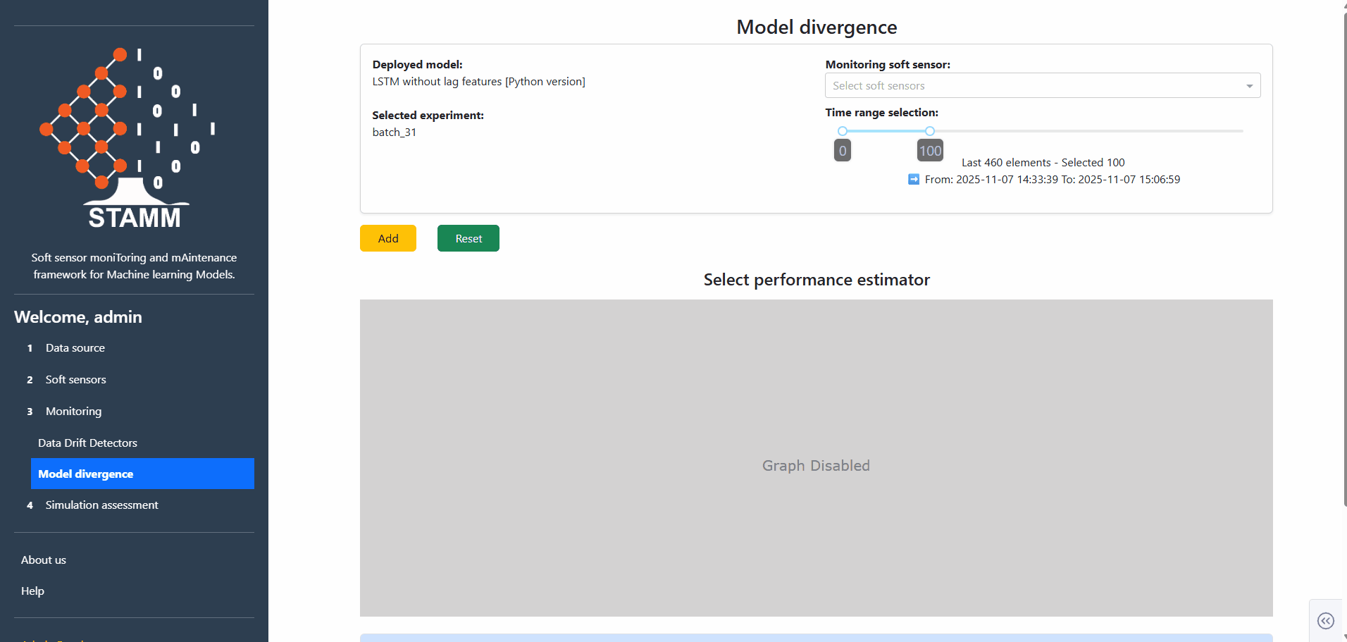 Model divergence